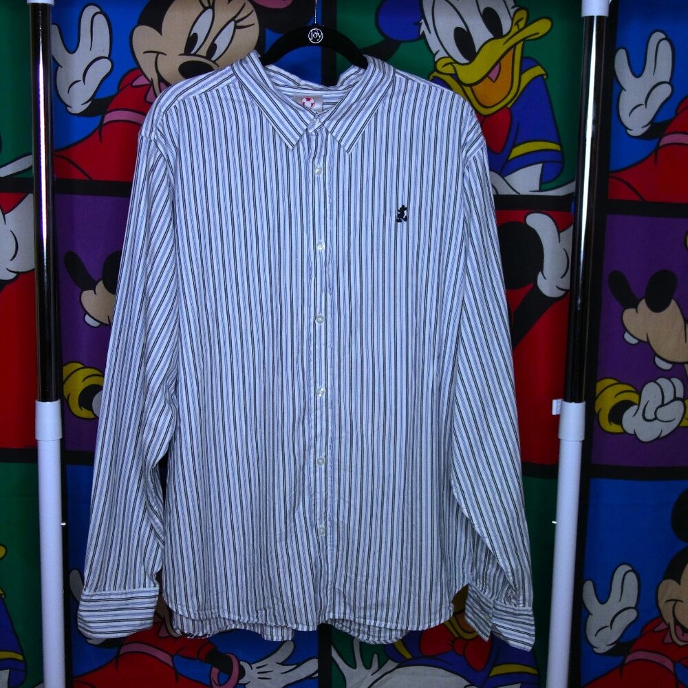 NWOT Vintage Long Sleeve Mickey Mouse Button Up